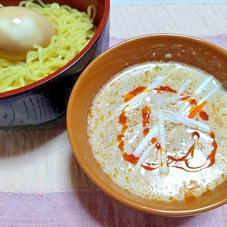 豆乳で作るピリ辛坦々つけ麺